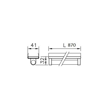 Reglette plafonnier encastrée 1X21 ou 1X39W blanche 870mm IP20 sans socle REGENT LIGHTING 86LEI.M9X.7