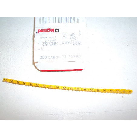 LEG038362 : Repère CAB3 pour filerie4 à 6mm² lettre C LEGRAND ref 038362