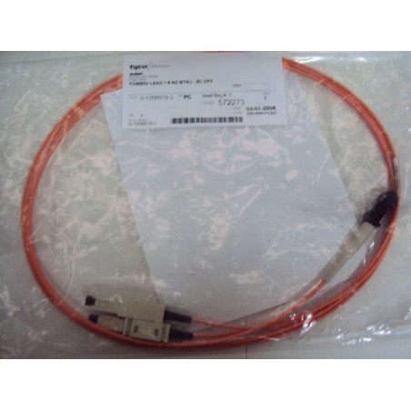 Jarretiere fibre optique 2 metres MTRJ/SC duplex ceramique 50/125 TYCO réf 62066192