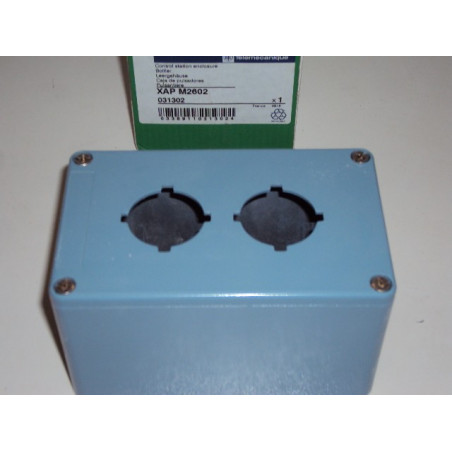 Boitier metallique à boutons vides pour unités de contrôle et de signalisation Ø 30,5 mm