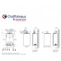 Chaudiere condensation 12KW chauffage ventouse CHAFFOTEAUX 3310404