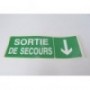 Lot de 10 Etiquettes Sortie de Secours + Flèche (OVA58952) SCHNEIDER 57953BA