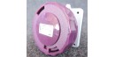Prise socle 16A 2P droite femelle basse tension 20-25V CA violet industrielle IP67 PratiKa SCHNEIDER 82951