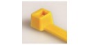 Collier de serrage 210x4.7mm jaune (sachet de 100) pour cable Ø 55mm HELLERMANN 116-08014