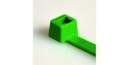 Collier de serrage 210x4.7mm vert pour câble Ø 55mm HELLERMANN 116-08015