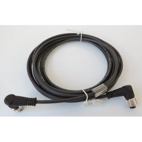 Câble pour capteur/actionneur 3P connectique M12 / M12 longueur 5m