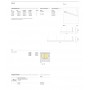 Suspension architecturale fluo 2x54W avec diffuseur opale blanc MEGALIT M113300