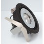 Plafonnier encastré LED 7.1 / 10.4W noir ø 126x151mm 2700K DELTA LIGHT
