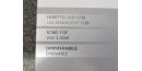 Encastré Downlight LED Blanc 16W 3000K Ø 180mm Corps alu Energy 2180 FOSNOVA 2217251300