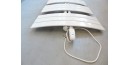 Sèche-serviette electrique 500W 950x650mm blanc cintré IR INYO