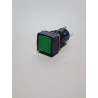 Bouton poussoir lumineux vert carré Ø 16mm monobloc à impulsion 24V SCHNEIDER ELECTRIC XB6ECW3B1P