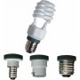 Lampe fluo-compacte 15W 2700K 855lm avec culots E27 / B22 / E14 230V