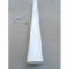 Luminaire LED lineaire 1m80 ovale 60W blanc naturel 4000K 5040lm sur socle 230V IP40 CL9834