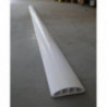 Passage plancher 75x20mm blanc PROTEC PLI75X20BLANC