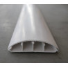 Passage de sol 75x20mm blanc (1m) 4 compartiment pour fil et cables PROTEC PLI75X20BLANC