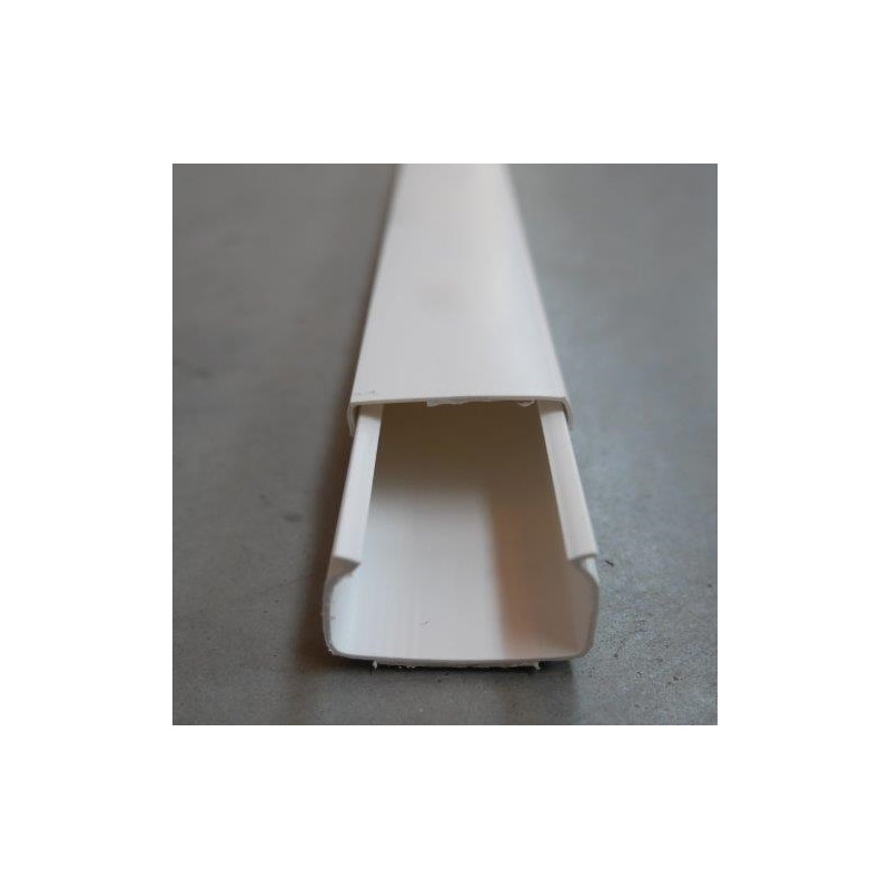 Moulure 25x40mm blanche (au metre) fixation adhesive