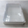 Coffret ABS 400x600x132mm gris couvercle transparent IP67 CUBO O ENSTO