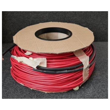 Cable chauffant electrique 1760W 100mx500mm 230V cable long 180m DEVIflex 10T