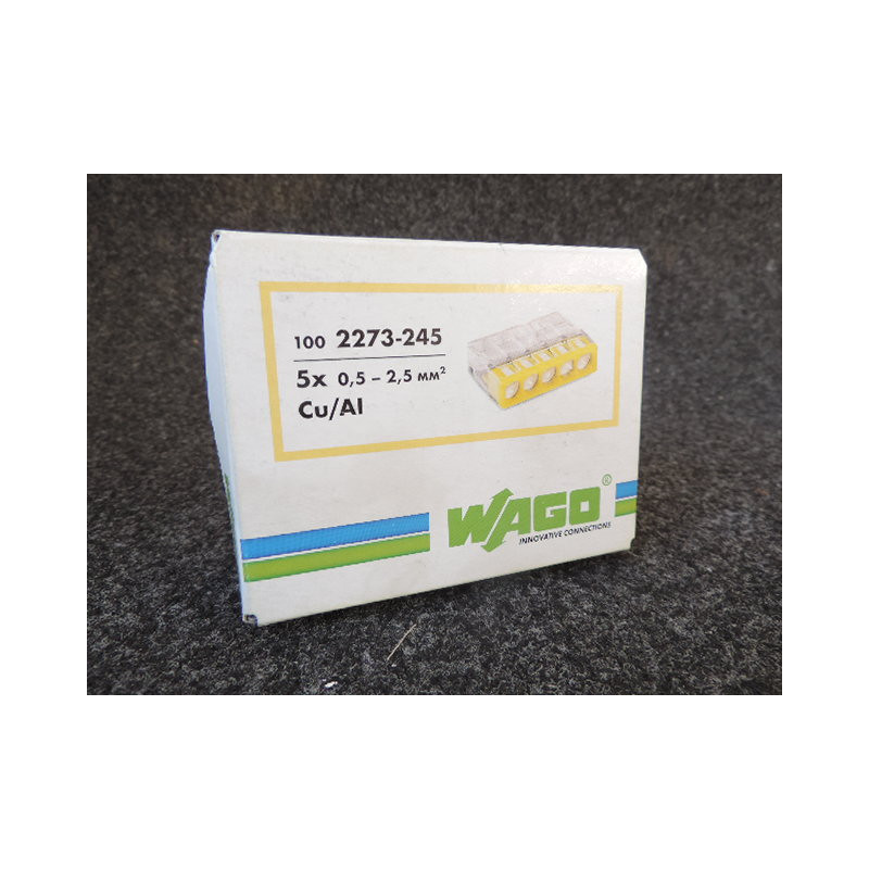 Wago Wago - Boite de 100 mini bornes de connexion automatique 5