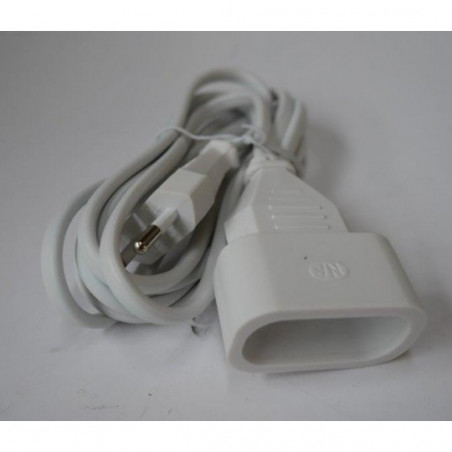 Rallonge prolongateur électrique blanc longueur L'EBENOID 036030