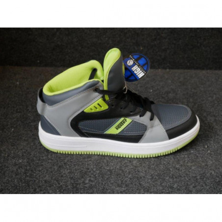 Chaussures sécurité semi-montantes grises vertes HIGHTOP HTBT324-44