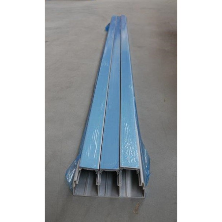 Goulotte installation gris alu 164x55mm IBOCO B45217