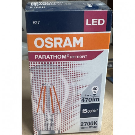 Ampoule LED 4W filament poire OSRAM LEDVANCE 941717