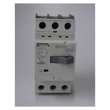 Disjoncteur moteur magnéto-thermique 3P réglage LEGRAND 417304