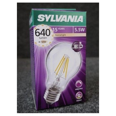 Ampoule LED 5.5W filament format SYLVANIA 0027549