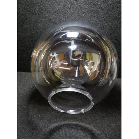 Boule extérieure globe semi argentée Ø400mm pour mât Ø60mm Rosa ARIC 2057