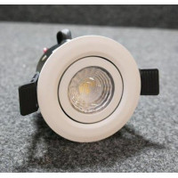 Spot orientable Ø 65mm gris brillant pour lampe MR11 G4 20w réflecteur 35mm  ANTARES 1112