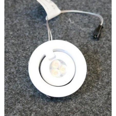 Mini spot encastré LED blanc Ø60mm 3W 3000K 350mA IP40 ACROBAT Flos 760826.76