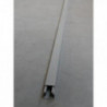 Goulotte PVC grise RAL7030 30x30mm (au mètre) couvercle Liféa HAGER LFF3003007030