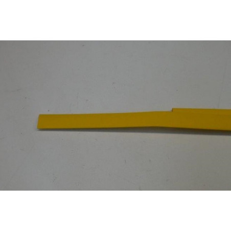 Gaine thermo jaune paroi mince 1M Ø12-4mm retreint 3:1 Mecatraction GT300-12-4YWL