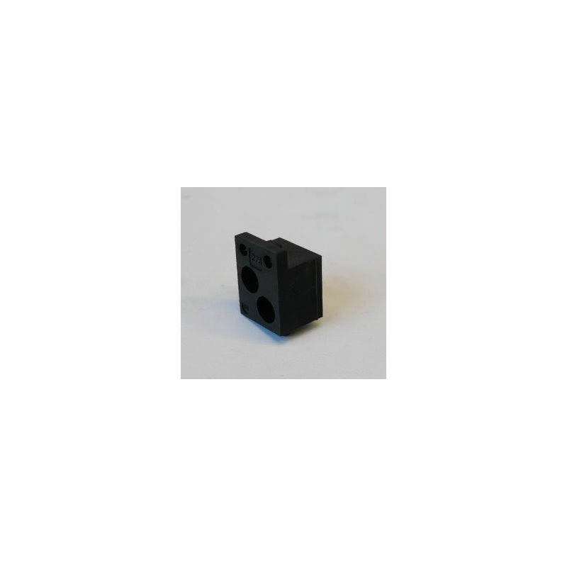 Embout noir 29.5x19.5x17mm NBR 2 conducteurs pour 2 câbles 7-8mm