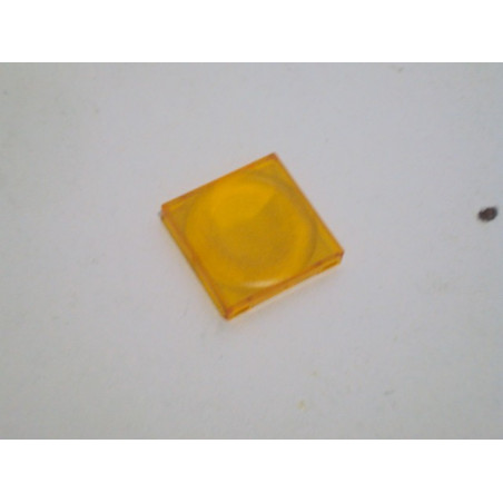 Cabochon carré orange pour bouton poussoir lumineux diam 22mm SCHNEIDER ZBW9353
