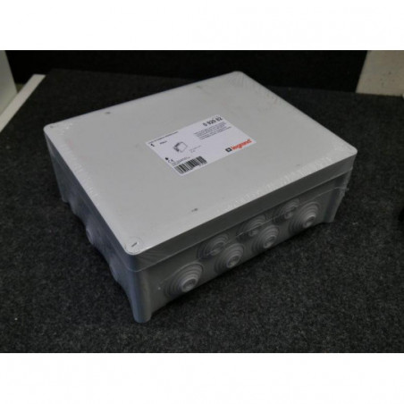 Boîte de dérivation rectangle grise 310x240x124mm IP55 Plexo LEGRAND 092082
