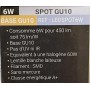 Ampoule LED 6W spot GU10 2700K AIRIS