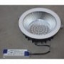 Encastré LED 35W Downlight Ø 200mm blanc 4000K IRIS DLS358NB