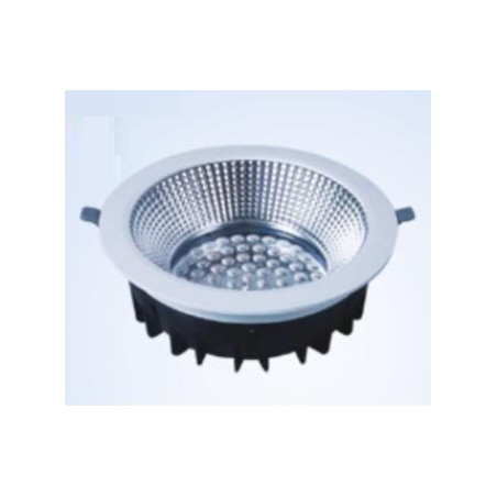 Downlight LED 35W plafonnier Ø 200mm 4000K 3500lm 230V variable 60° 850°C IK04 IP44 AIRIS DLS-358NB