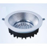 Downlight LED 35W plafonnier Ø 200mm 4000K 3500lm 230V variable 60° 850°C IK04 IP44 AIRIS DLS-358NB