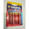 Blister de 4 piles LR6 max-tech + 2 piles gratuites VARTA 4706101404