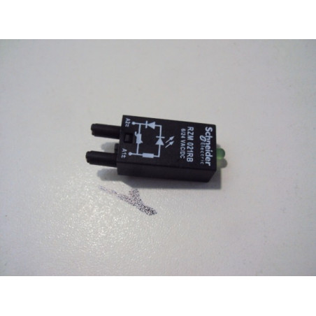 Module de protection  embase relais varistance diode del verte 6 -24V SCHNEIDER RZM021RB