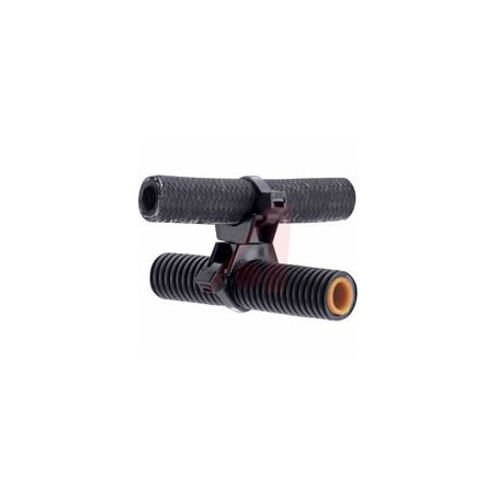Embase double pour fixation gaine ou cable avec collier de serrage (Sachet de 50) PANDUIT TMEH-X2-L0Y