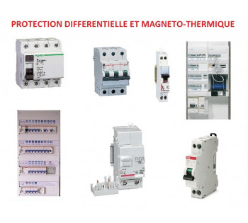Disjoncteur / protection différentielle ou magnétothermique