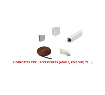 Goulottes PVC et accessoires de cheminement de câble